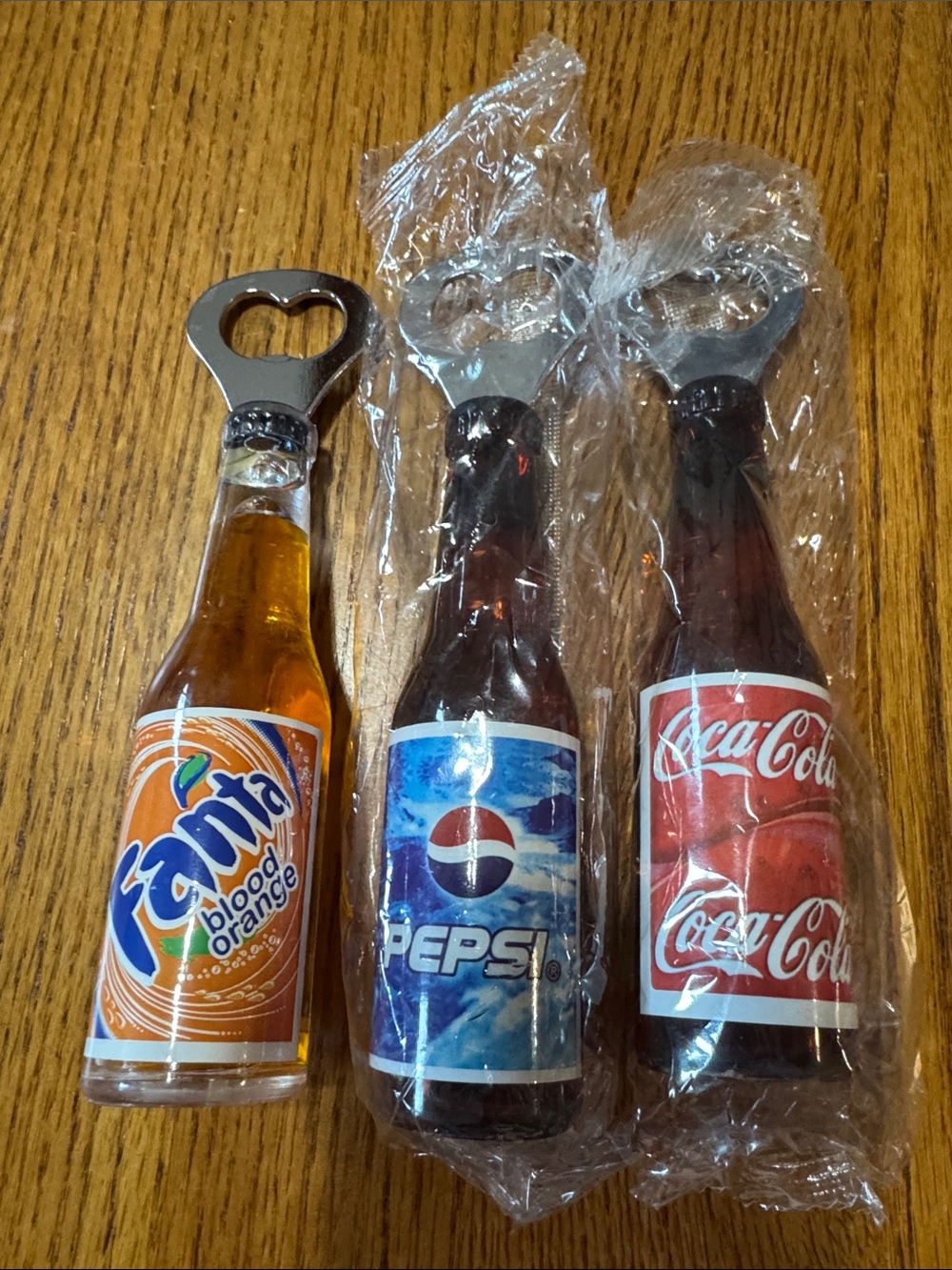 Assorted lot of 3 soda Bottle Bottle Openers